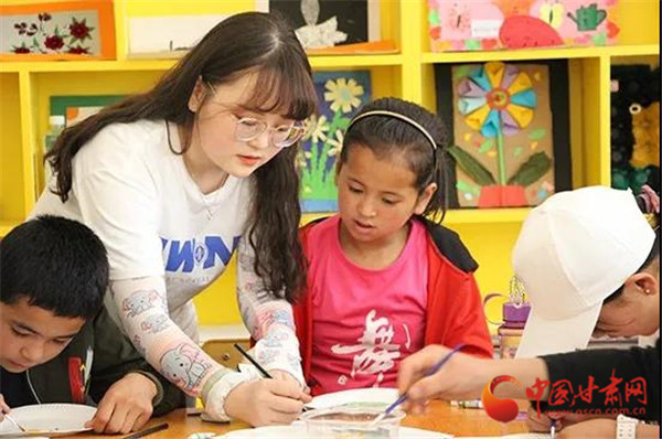 關愛山區(qū)的孩子 西北師大學子在東鄉(xiāng)、會寧開展體育美育浸潤行動活動