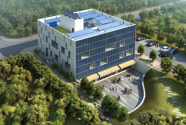 甘肅省首個近零能耗建筑在新區(qū)竣工