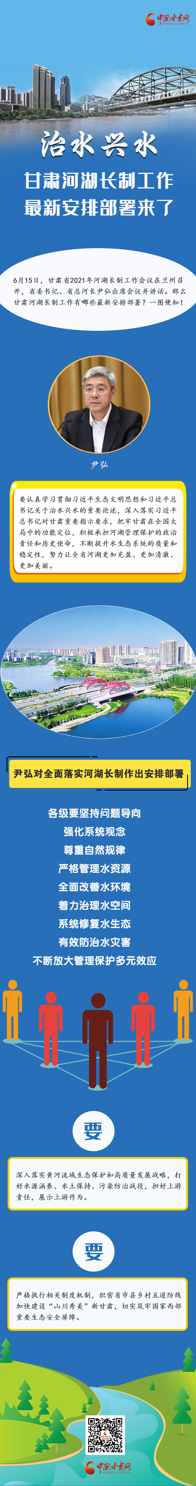 圖解|速看！甘肅河湖長制工作最新安排部署來了