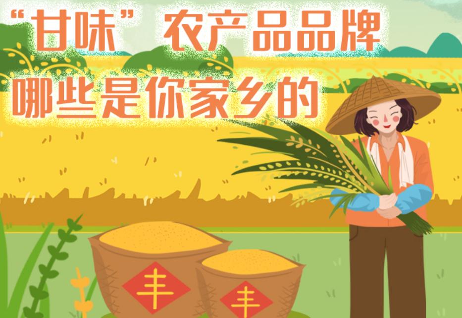 一圖帶你了解“甘味”農產品品牌 ，哪些是你家鄉(xiāng)的？