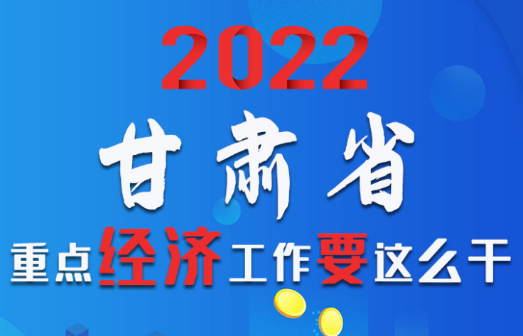 【甘快看·圖解】速覽！2022甘肅省重點(diǎn)經(jīng)濟(jì)工作要這么干！