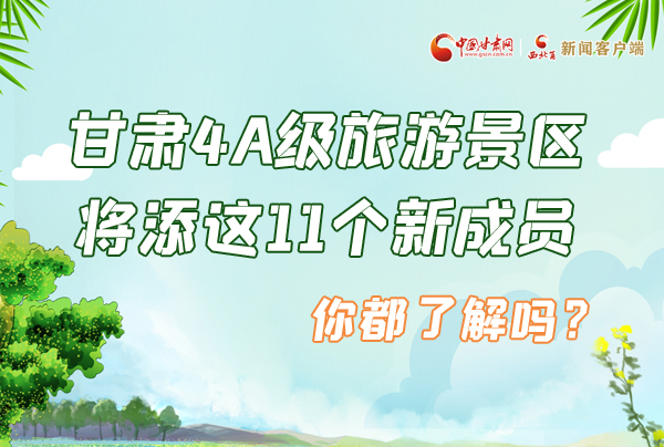 圖解|甘肅4A級(jí)旅游景區(qū)將添這11個(gè)新成員 你都了解嗎？