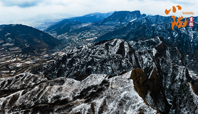 鐵籠山丹霞：一場(chǎng)春雪，億萬(wàn)年的守望